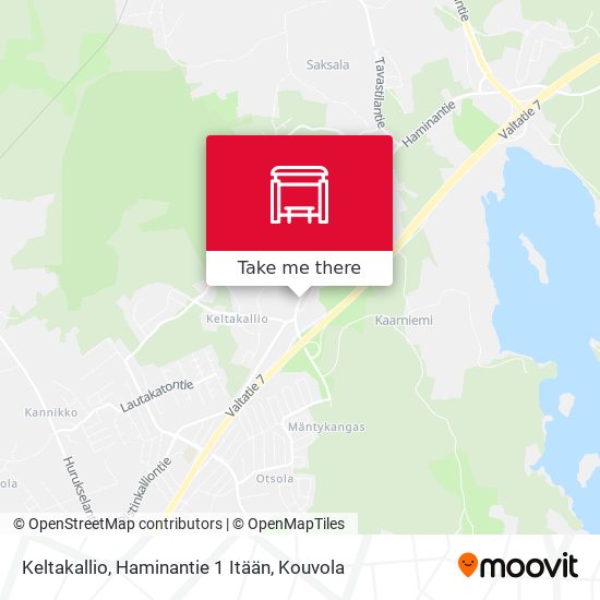 Keltakallio, Haminantie 1 Itään map