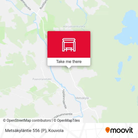 Metsäkyläntie 556 (P) map