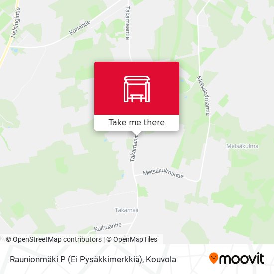 Raunionmäki P (Ei Pysäkkimerkkiä) map