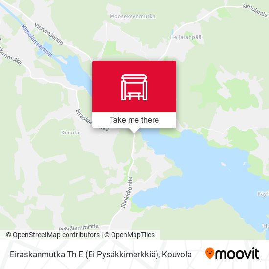 Eiraskanmutka Th E (Ei Pysäkkimerkkiä) map