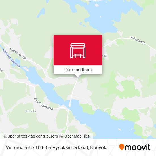 Vierumäentie Th E (Ei Pysäkkimerkkiä) map