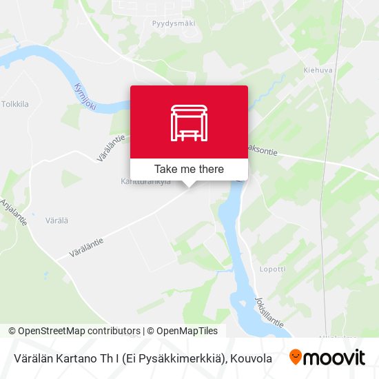 Värälän Kartano Th I (Ei Pysäkkimerkkiä) map