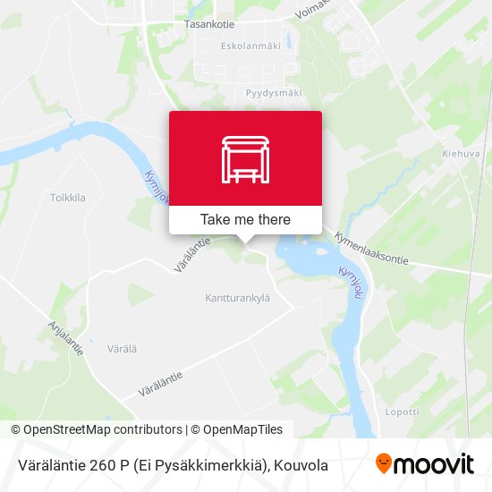 Väräläntie 260 P (Ei Pysäkkimerkkiä) map