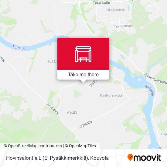 Hovinsalontie L (Ei Pysäkkimerkkiä) map