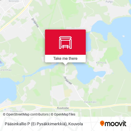 Pääsinkallio P (Ei Pysäkkimerkkiä) map