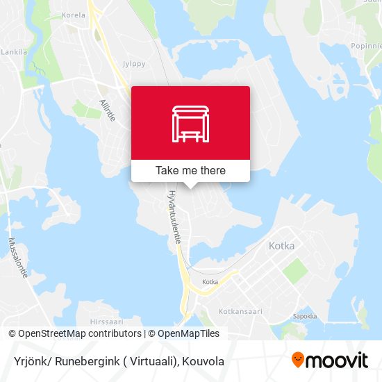 Yrjönk/ Runebergink ( Virtuaali) map