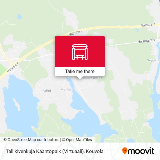 Tallikivenkuja Kääntöpaik (Virtuaali) map