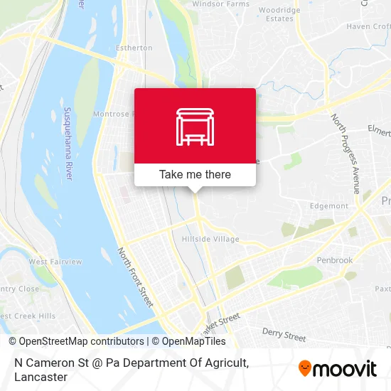 N Cameron St @ Pa Department Of Agricult map