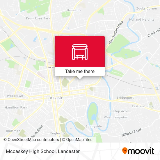 Mccaskey High School map