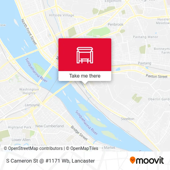 S Cameron St @ #1171 Wb map