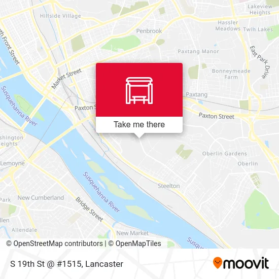 S 19th St @ #1515 map