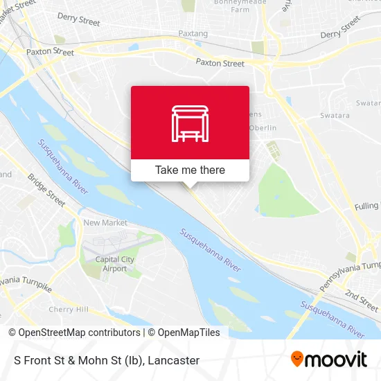 S Front St & Mohn St (Ib) map
