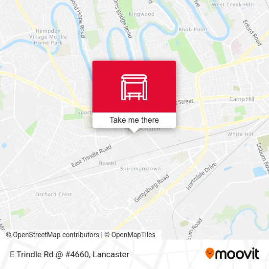 Mapa de E Trindle Rd @ #4660