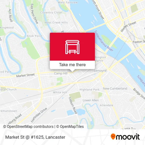 Market St @ #1625 map