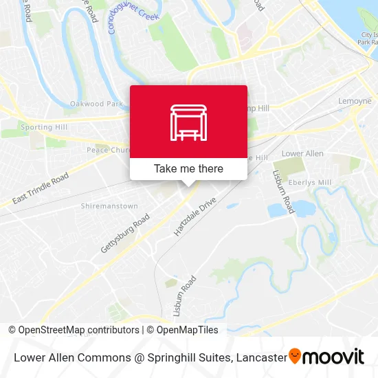Lower Allen Commons @ Springhill Suites map