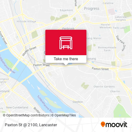 Mapa de Paxton St @ 2100