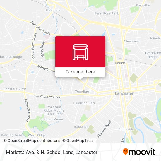 Marietta Ave. & N. School Lane map