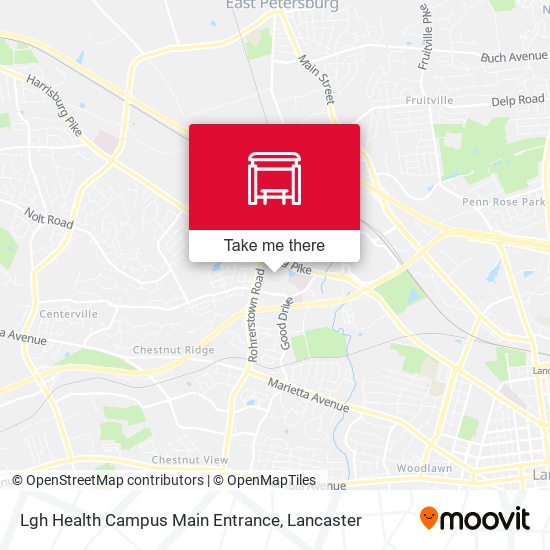 Mapa de Lgh Health Campus Main Entrance