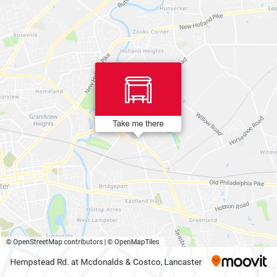 Mapa de Hempstead Rd. at Mcdonalds & Costco