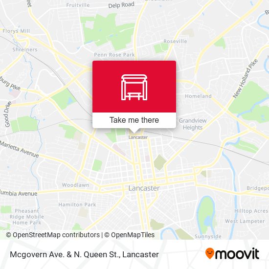 Mcgovern Ave. & N. Queen St. map