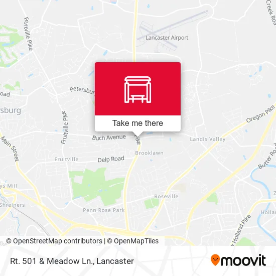 Mapa de Rt. 501 & Meadow Ln.