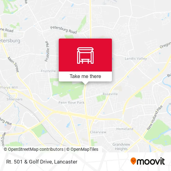 Mapa de Rt. 501 & Golf Drive
