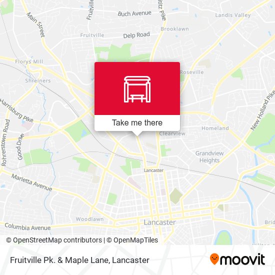 Fruitville Pk. & Maple Lane map