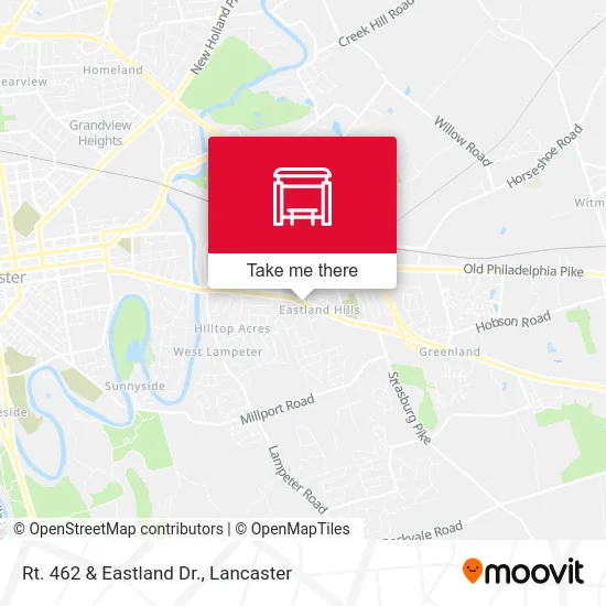 Rt. 462 & Eastland Dr. map