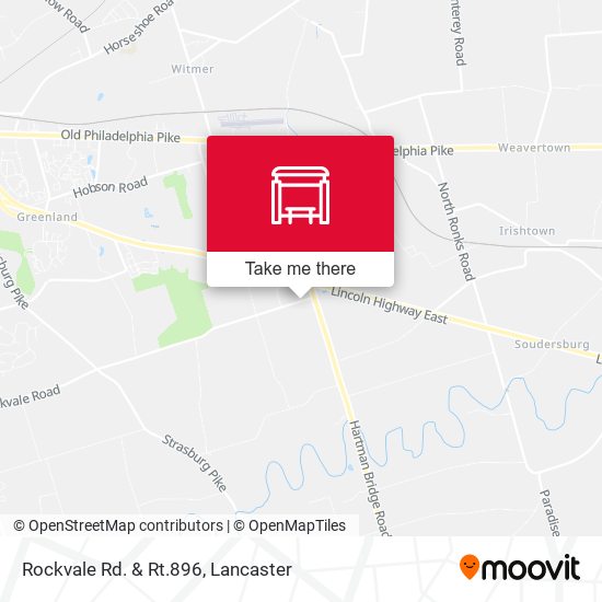 Rockvale Rd. & Rt.896 map