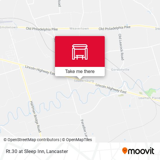 Rt.30 at Sleep Inn map