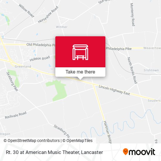 Rt. 30 at American Music Theater map