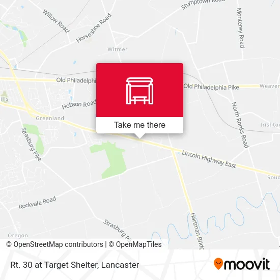 Rt. 30 at Target Shelter map