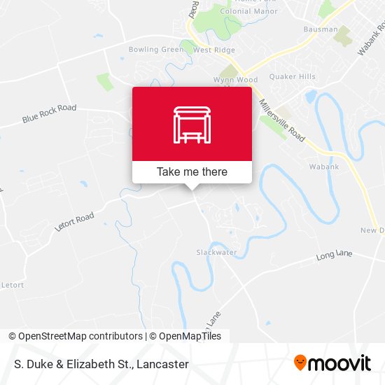Mapa de S. Duke & Elizabeth St.