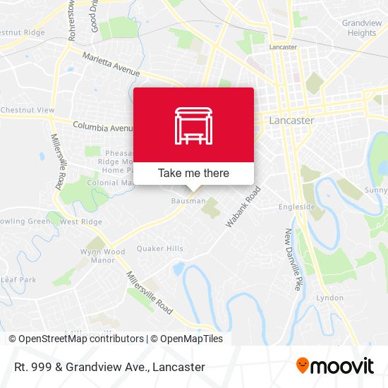 Mapa de Rt. 999 & Grandview Ave.