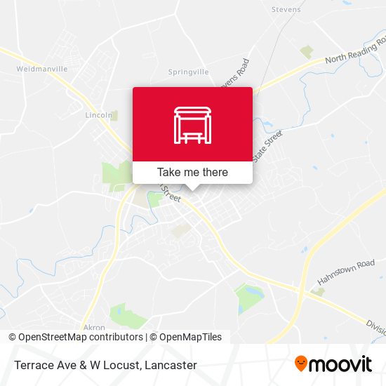 Terrace Ave & W Locust map