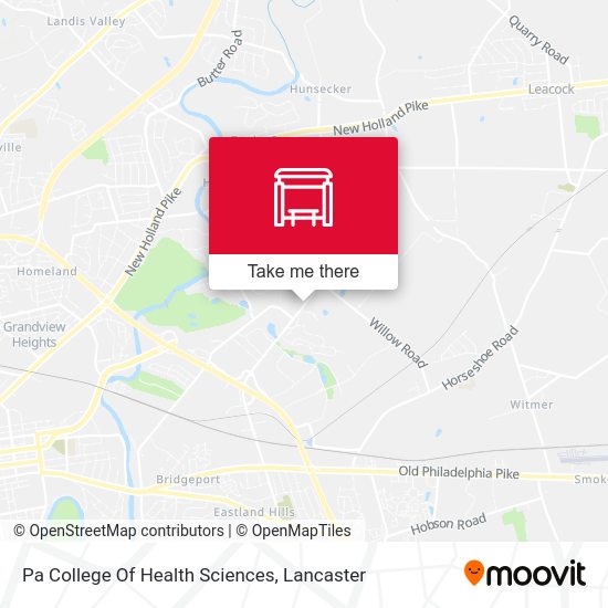 Mapa de Pa College Of Health Sciences