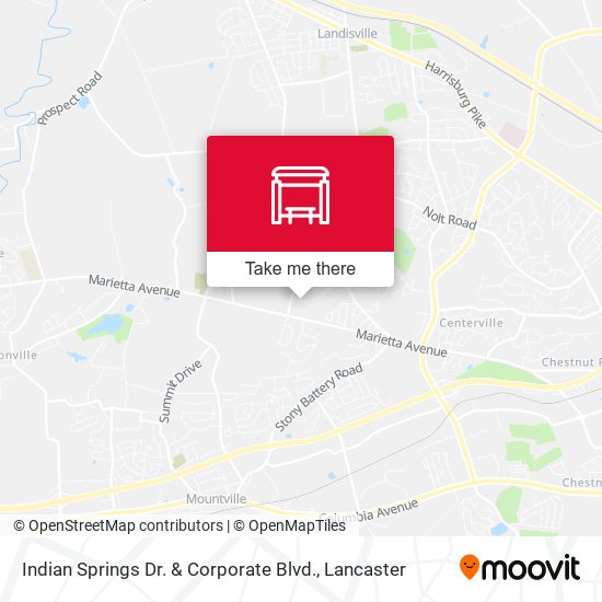 Indian Springs Dr. & Corporate Blvd. map