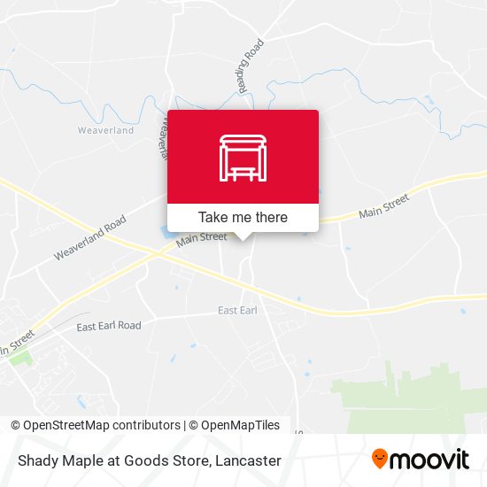 Shady Maple at Goods Store map