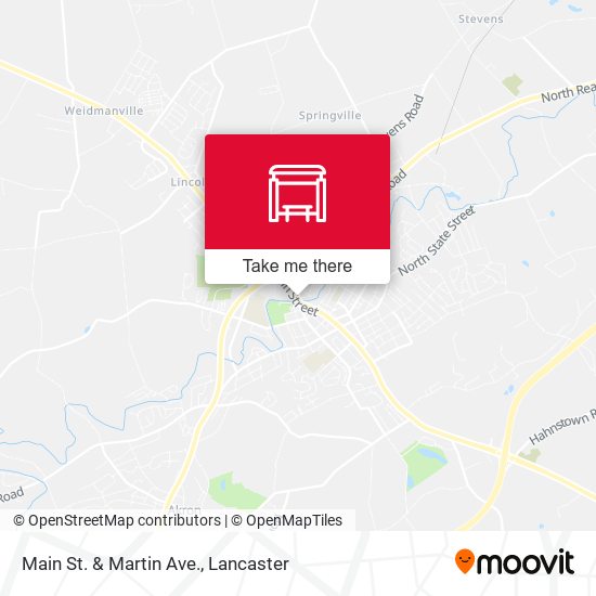 Mapa de Main St. & Martin Ave.