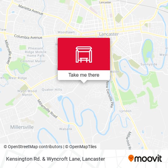 Kensington Rd. & Wyncroft Lane map