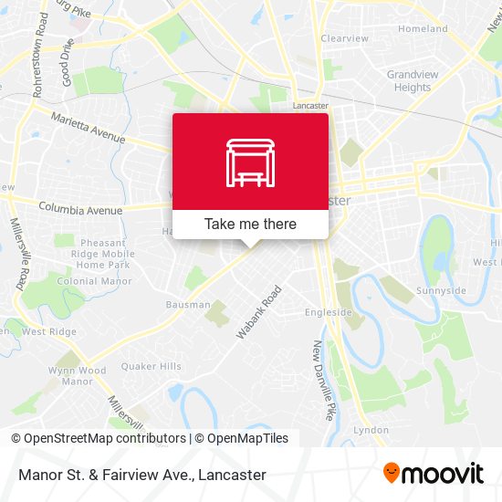Mapa de Manor St. & Fairview Ave.