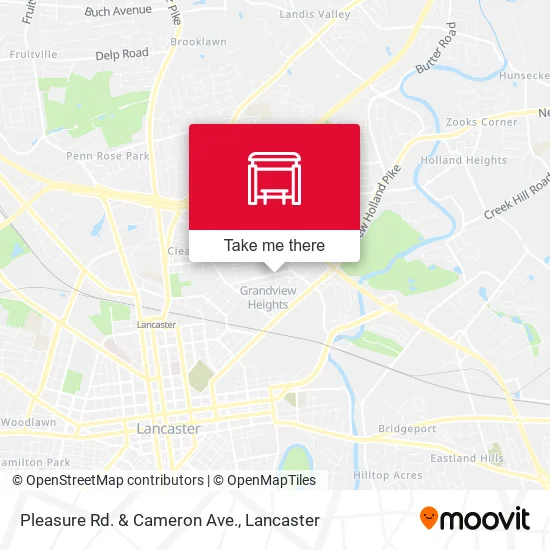 Pleasure Rd. & Cameron Ave. map
