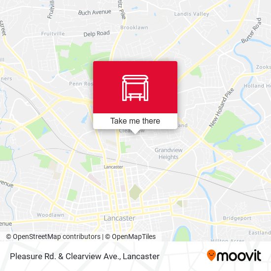 Pleasure Rd. & Clearview Ave. map