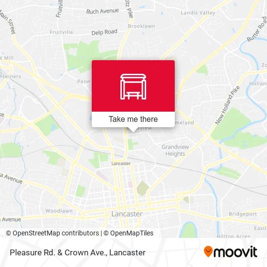 Pleasure Rd. & Crown Ave. map