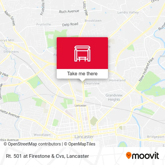 Mapa de Rt. 501 at Firestone & Cvs