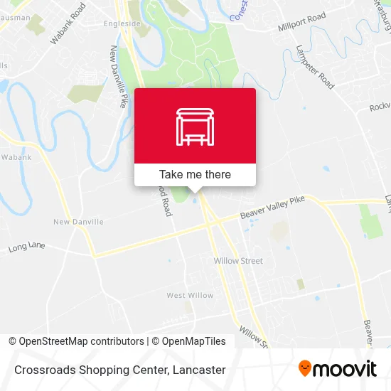 Crossroads Shopping Center map