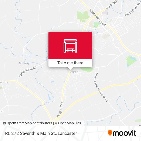 Mapa de Rt. 272 Seventh & Main St.