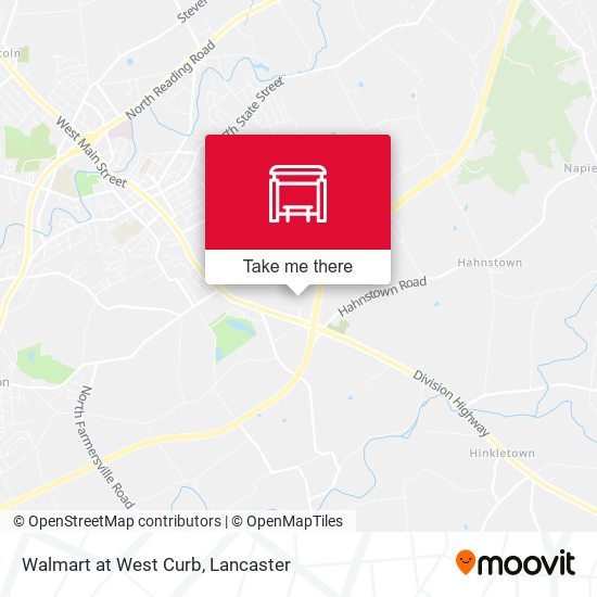 Walmart at West Curb map