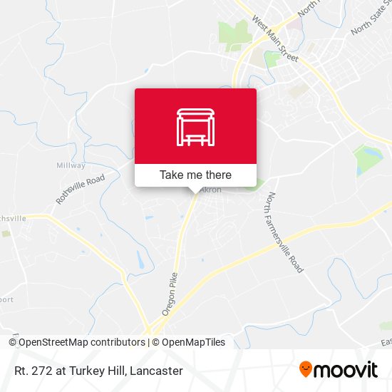 Rt. 272 at Turkey Hill map