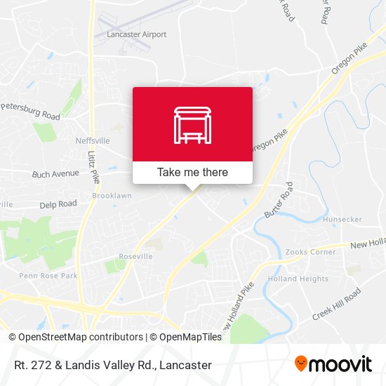 Rt. 272 & Landis Valley Rd. map